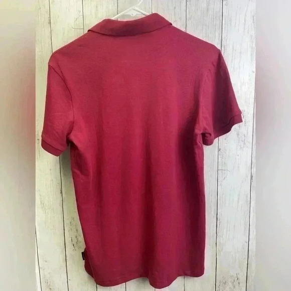 Armani Exchange Red Polo Shirt Size Small Lightweight/Summer - Picture 5 of 8